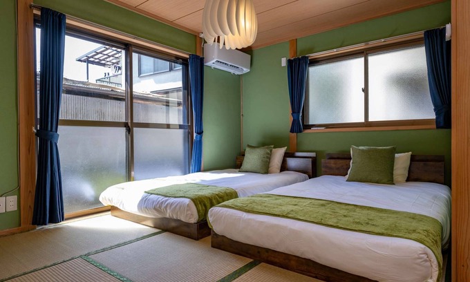 Kannawa Onsen Apartment | 9 people capacity/7 beds/3 bedrooms/hi-speed Wi-Fi