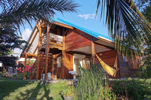 Saint-Charles Apartment | 971F2-Gîte Sud-Ô-Naturel "Mangue'Divine" pool view