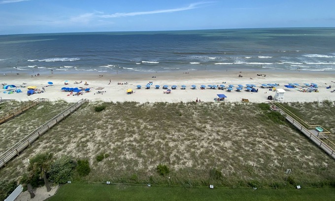 Wilmington Beach Resort | 9th Floor balcony overlooking the ocean in the High Rise Atlantic Towers