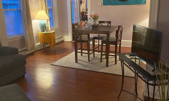Woonsocket Apartment | A 2-bedroom apartment with WiFi and AC in a safe and kid friendly neighborhood