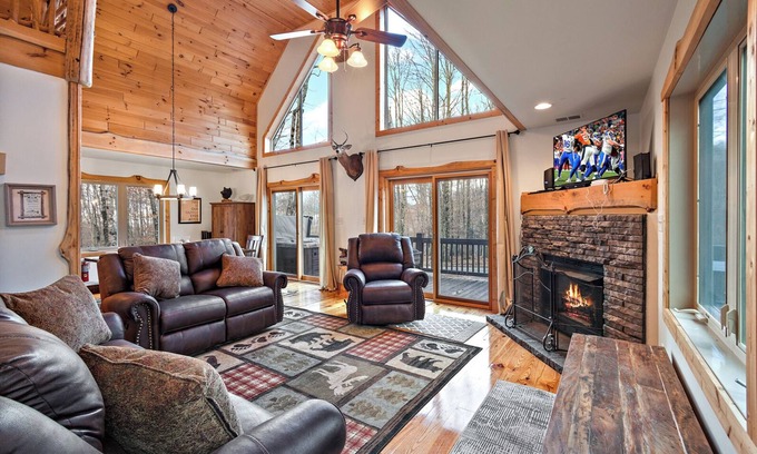 Charter Hills Cabin | A-Frame Cabin Atop Beech Mountain