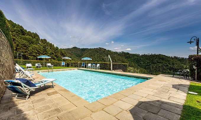 Pescaglia Apartment | A nice ground floor apartment with covered patio
