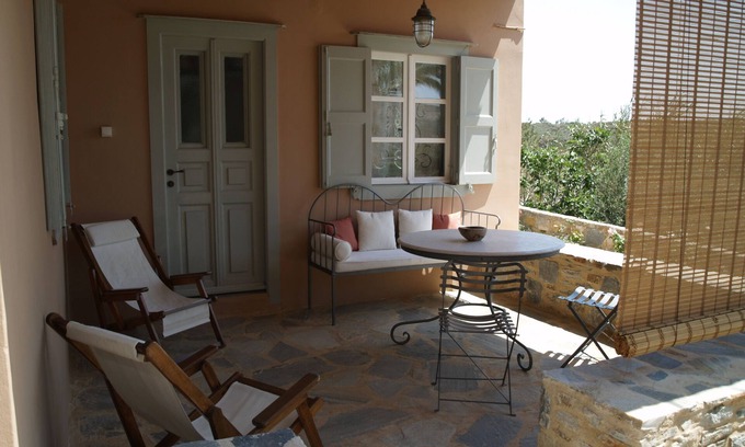 Syros Cottage | A spacious residence with unobstructed views.