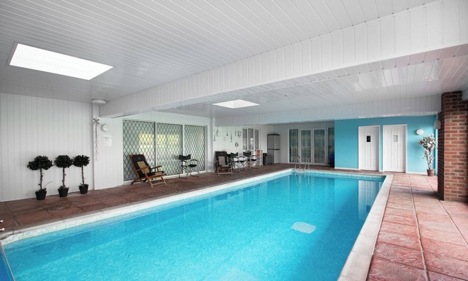 Saintbury Cabin | A wonderful Lodge with its own completely private heated indoor swimming pool.