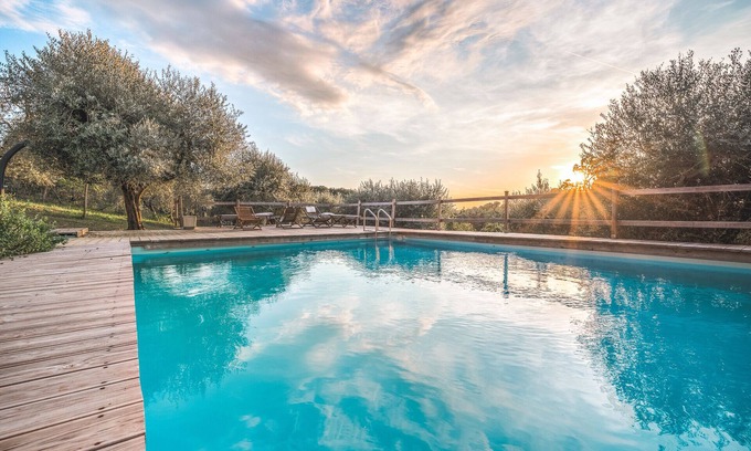 Montecastello Apartment | Agriturismo Alpaca - DON CARLOS Panoramic apartment with swimming pool