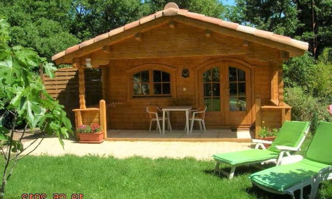 Bouc-Bel-Air Ski Chalet | Air-conditioned wellness cabin for 2 pool&spa, quiet garden 10' from Aix-en-Pce