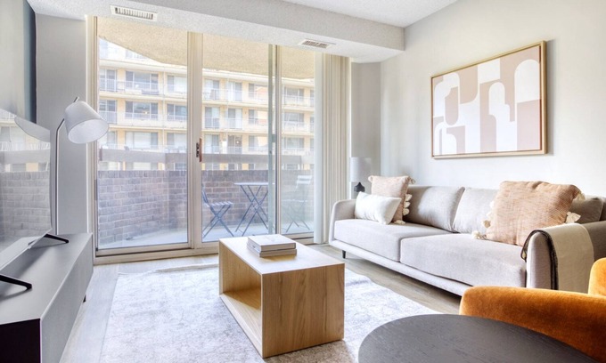 Connecticut Ave - K Street Apartment | Amazing Foggy Bottom 1BR w/Gym & W/D, near Metro & GWU, by Blueground