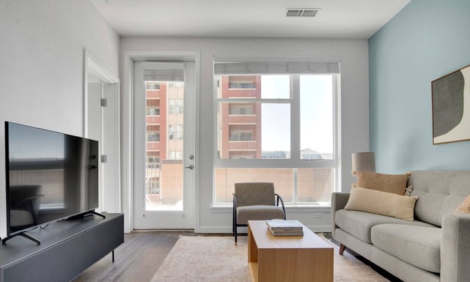 Uptown Apartment | Amazing Uptown 1BR w/ W/D, Gym & Pool, walk to RiNo bars, by Blueground