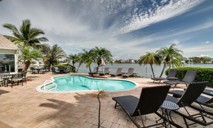 Indian Rocks Beach House | Amazing Waterfront House with Pool in Indian Rocks Beach!