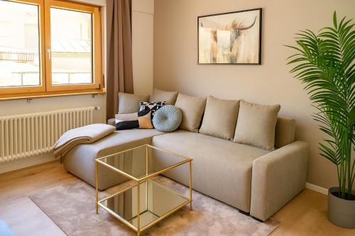 Leukerbad Apartment | Ambiente Appartement C2 - moderne Ferienwohnung mit Terrasse in Leukerbad