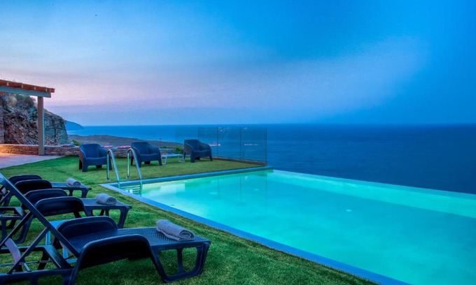 Andros Town Villa | Anastasis Luxury Villa Andros With Heated Pool