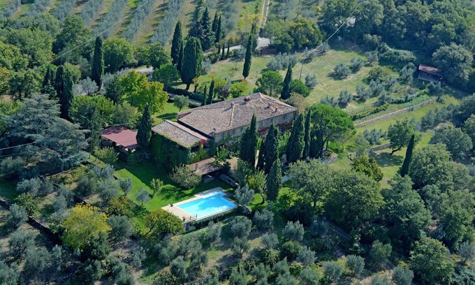 Pergine Valdarno Villa | Ancient Tuscan farmhouse surrounded by greenery breathtaking views, private pool