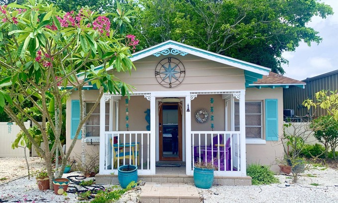 Indian Rocks Beach Cottage | Angela's Jewel Box Cottage - Storybook home! Walk to beach, restaurants & park.