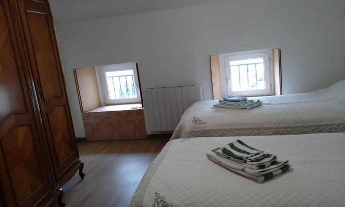 Saint-Julien-Molin-Molette Apartment | Apartment 'La Molette' with Balcony