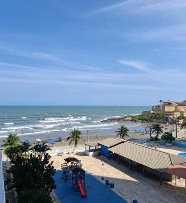 Praia dos Sonhos Apartment | Apartamento, ampla sacada com vista para o mar!
