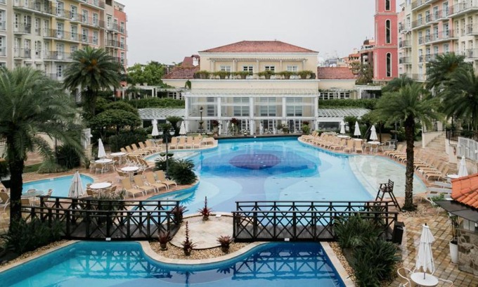 Jurere Apartment | Apartamento com varanda no IL Campanário Resort