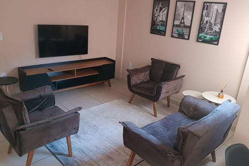 Aperibe Apartment | Apartamento com varanda no centro de Aperibé