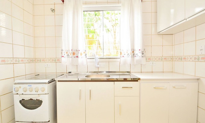 Lagoa Pequena House | Apartamento térreo perto de tudo no Campeche N1771