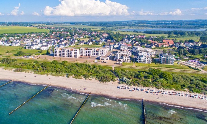 Boergerende-Rethwisch Apartment | Aparthotel Waterkant Suites 2-33 mit Pool, Sauna und Meerblick