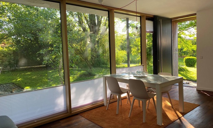 Immenstaad am Bodensee Apartment | Apartment 'Falterweg' with Private Terrace, Shared Garden and Wi-Fi