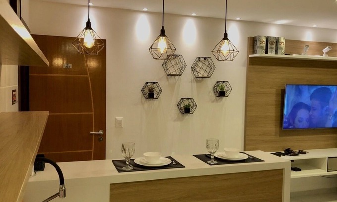 Jardim Oceania House | Apartment 30m from Bessa beach - João Pessoa Flat for 4 people Complete