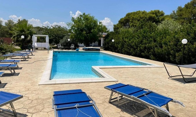Galatina House | Apartment 'Casa Federico' with Shared Pool, Private Terrace and Air Conditioning