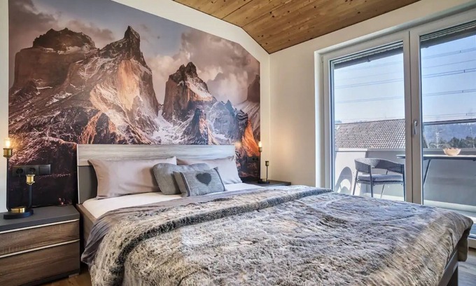 Langen bei Bregenz Apartment | Apartment 'Fewo Birkenhof' with Mountain View, Shared Garden and Wi-Fi