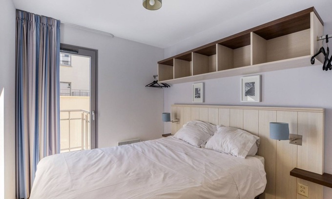 Bray-Dunes House | Apartment for 4 people with sea view and balcony at the back side