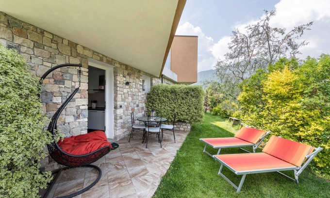 Tremosine Apartment | Apartment 'Georesort D2' with Mountain View, Wi-Fi and Air Conditioning