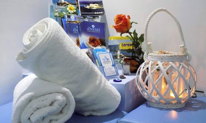 Panteli Apartment | Apartment In A Hotel 'Anemi Leros 2' with Sea View, Wi-Fi and Air Conditioning