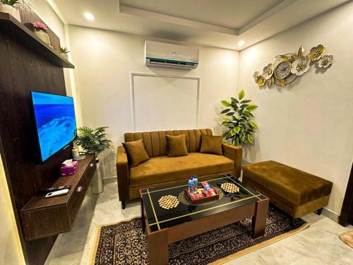 Bahria Town Apartment | Apartment in Bahria Town Lahore, 1BHK with 2 ACs, 2 LEDs, Wifi, and Board Games