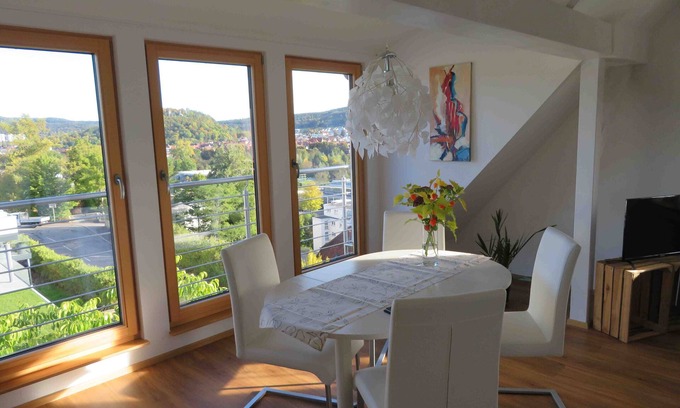 Tuttlingen Apartment | Apartment 'Loft Straussi' with Shared Garden and Wi-Fi