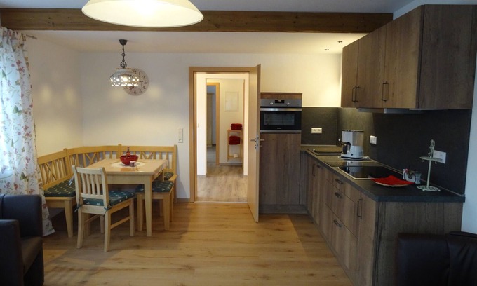Inzell Apartment | Apartment Monika for 4 persons, 2 bedrooms, kitchenette, balcony, 80 sqm