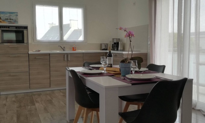 Landeda Apartment | Apartment on the dunes of St Marguerite with heated above ground pool 3 *