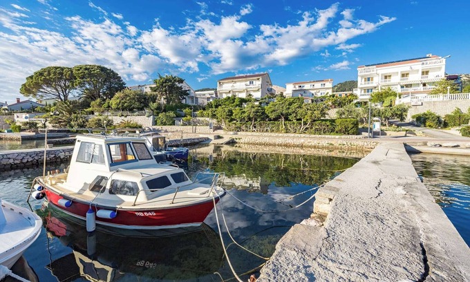 Rab Apartment | Apartment Rab with Private Dock and Sea Views