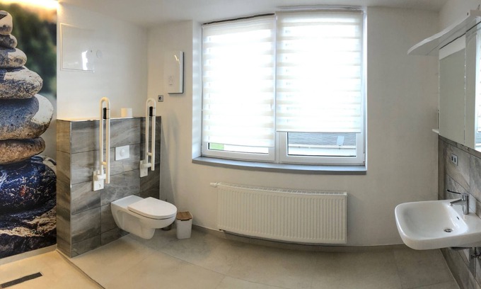 Bungalowdorf an der Talsperre Apartment | Apartment Segel1, use of sauna, wheelchair accessible