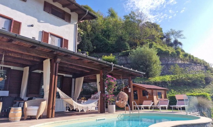 Ardenno Apartment | Apartment Valley View Pool Apartment by Interhome