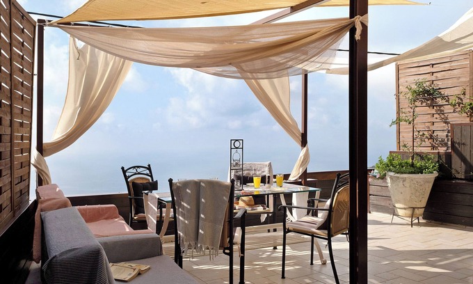 Lefkas Apartment | Apartment 'Villa Amarillo Tajo Villas' with Sea View, Wi-Fi and Air Conditioning