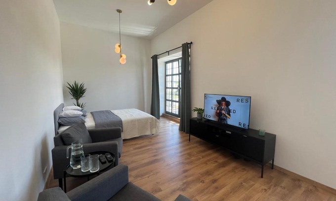 Piestany Apartment | Apartment YELLOW ROSE, Perfect Location with Free Parking, 24h Checkin & Balcony