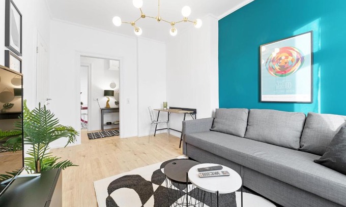 Cottbus Apartment | Apartments direkt am STAATSTHEATER,modern,zentral,ruhig,2 Zimmer,Netflix,Privatparkplatz auf dem Hof
