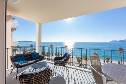 Le Suquet Apartment | Appartement 3 chambres 125 m2 avec vue exceptionnelle face à la mer
