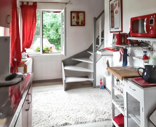 Les Authieux-Papion Apartment | Appartement cosy aux Authieux Papion 15 m² avec jardin privatif