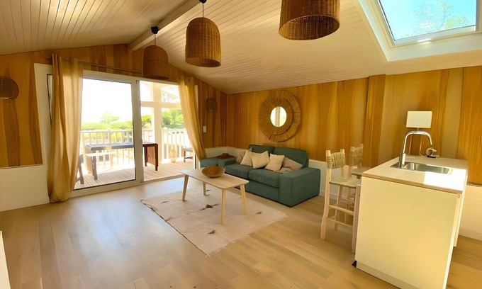 Le Canon Apartment | Appartement Cosy Vue Bassin Avec Grand Balcon