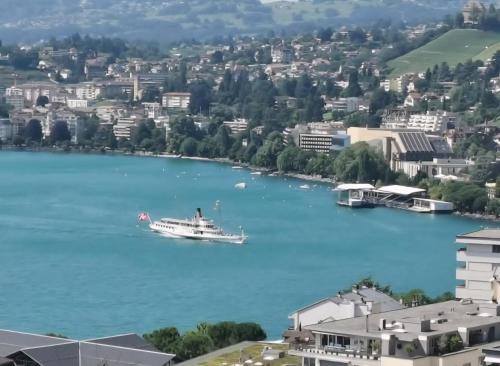 Montreux City Centre Apartment | Appartement Montreux Centre, vue panoramique sur le lac et les montagnes