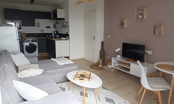 Blaye Apartment | Appartement T2 Calme et Lumineux Avec Balcon à 10mn de la Citadelle de Blaye