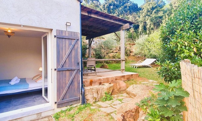 Zonza House | Appt Bruscaghju, 6 pers, 5 min rivière à pieds, 15 min plage en voiture