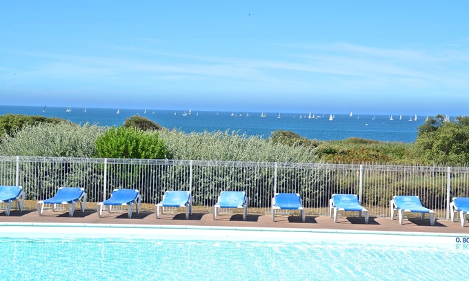 Chateau-d'Olonne Apartment | APPT C107 - Apt Waterfront, 2 heated pools, family residence