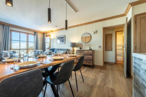 Arc-1950 Apartment | Appt rénové, 6 personnes Arc 1950 vue exceptionnelle MontBlanc, sauna, hammam, piscine int et ext