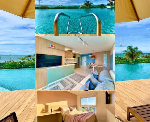 Itacolomi Apartment | Apto 3 Quartos Condomínio Resort Completo Pé na areia com Piscina borda Infinita, Beach Tennis, Academia, Sala de Jogos, Brinquedoteca, Playground e Portaria 24H 2 Quartos com Ar-Condicionado, Churrasqueira Privativa Reserve Agora e Viva essa Experiência