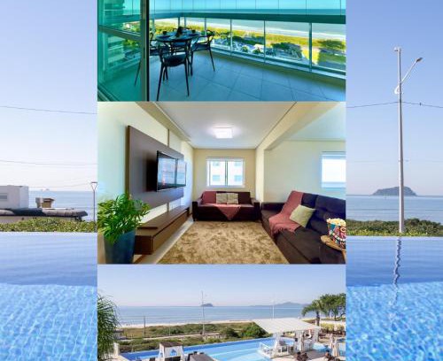 Itacolomi Apartment | Apto Frente Mar Bali Beach Home Club 3 Quartos Climatizados Cozinha Completa Sacada com Churrasqueira 2 Vagas de Garagem Piscina borda infinita Sauna Academia Cinema Quadra Salão de Jogos Pé na Areia 15min do Beto Carrero